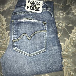 Peace for people jeans